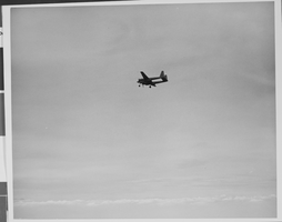 Photograph of the Air Force test plane in flight, circa 1947