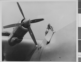 Photograph of Howard Hughes' Flying Boat, Long Beach, California, November 02, 1947