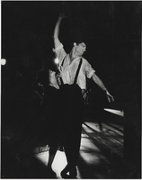 Photograph of Vassili and unidentified female dancer performing in  in the ballet "L'Echelle," Paris, France, 1956