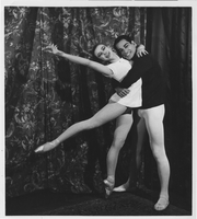 Photograph of Claire Sombert and Vassili Sulich performing in a ballet in Paris, France, 1950s