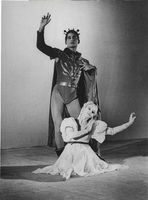 Photograph of Yvonne Meyer and Vassili Sulich performing in the ballet "Pelleas et Melisande," Paris, France, 1957