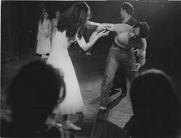 Photograph of Ludmilla Tcherina and Vassili Sulich performing in the ballet "Lovers of Teruel," Paris, France, 1961