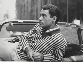 Photograph of Vassili Sulich in the film "Das Auto," Munich, Germany, 1959-1960