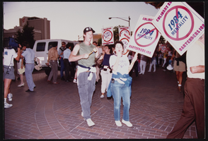 Photographs of Barbary Coast picket lines, Culinary Union, Las Vegas (Nev.), 1989 October 18 (folder 1 of 1)