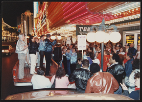 Photographs of Culinary Union welcomes Atlantic City Unite H.E.R.E. local 54, Las Vegas (Nev.), 1989 (folder 1 of 1)