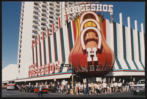 Photographs of Horseshoe Strike, Culinary Union, Las Vegas (Nev.), 1990 March (folder 1 of 1)