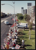 Photographs of Humana Hospital rally, Culinary Union, Las Vegas (Nev.), 1991 June 06 (folder 1 of 1)
