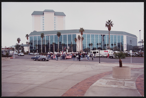 Photographs of March to Los Angeles: start of the march, Culinary Union, Las Vegas (Nev.), 1992 (folder 1 of 1)