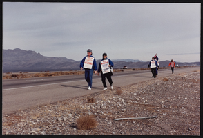 Photographs of March to Los Angeles: fourth day, Culinary Union, 1992 (folder 1 of 1)