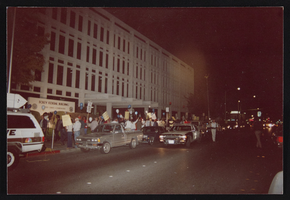 Photographs of March to the Foley Federal building, Culinary Union, Las Vegas (Nev.), 1990s (folder 1 of 1)