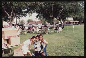 Photographs of Frank Hawkins city council candidacy rally, Culinary Union, Las Vegas (Nev.), 1990s (folder 1 of 1)