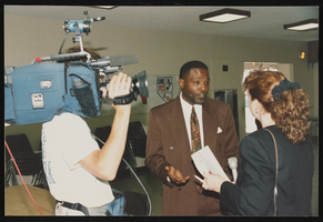 Photographs of Wendell P. Williams state assemblyman meeting, Culinary Union, Las Vegas (Nev.), 1990s (folder 1 of 1)