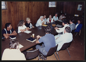 Photographs of Union leaders meeting with congressman Austin Murphy, Culinary Union, 1990s (folder 1 of 1)