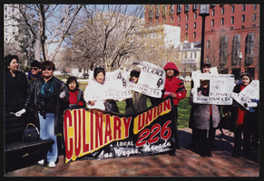 Photographs of Immigration and Naturalization Service march, Culinary Union, Washington (D.C.), 1999 (folder 1 of 1)