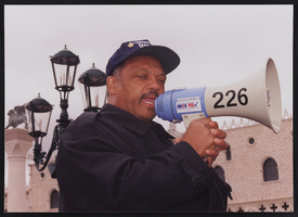Photographs of Venetian: Mine Workers rally with Jesse Jackson, Culinary Union, Las Vegas (Nev.), 2000 March 8 (folder 1 of 1)