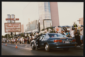 Photographs of Frontier Hotel and Desert Inn Rally, Culinary Union, Las Vegas (Nev.), 1994 June 4 (folder 1 of 1)