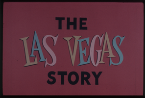 Color Plate "The Las Vegas Story," circa 1952