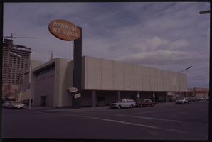 Color view of the Bank of Nevada building.