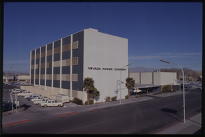 Color view of the Nevada Power Company Building.
