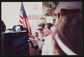 Photographs of Frontier Strike arrests, Culinary Union, Las Vegas (Nev.), 1991 September (folder 1 of 1)