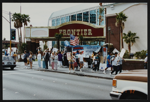 Photographs of Frontier Strike, Culinary Union, Las Vegas (Nev.), 1992 March 21 (folder 1 of 1)