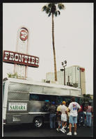 Photographs of Frontier Strike: Bennett food truck, Culinary Union, Las Vegas (Nev.), 1996 June (folder 1 of 1)