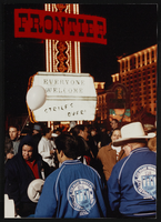Photographs of Frontier Victory rally: photographer, Ralph Fountain of the Las Vegas Sun, Culinary Union, Las Vegas (Nev.), 1998 January 31 (folder 1 of 1)