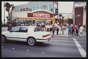 Photographs of Frontier Strike picketing, B, Culinary Union, Las Vegas (Nev.), 1990s (folder 1 of 1)