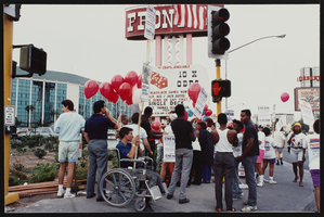 Photographs of Frontier Strike, O, Culinary Union, Las Vegas (Nev.), 1990s (folder 1 of 1)