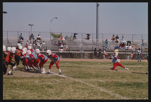 Photographs of Kids football game, Culinary Union, Las Vegas (Nev.), 1990s (folder 1 of 1)