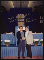 Photograph of Jim Arnold and "Mark", Culinary Union, Las Vegas (Nev.), 1990s (folder 1 of 1)