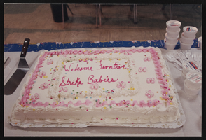 Photographs of Party for "Frontier Strike Babies", Culinary Union, Las Vegas (Nev.), 1990s (folder 1 of 1)