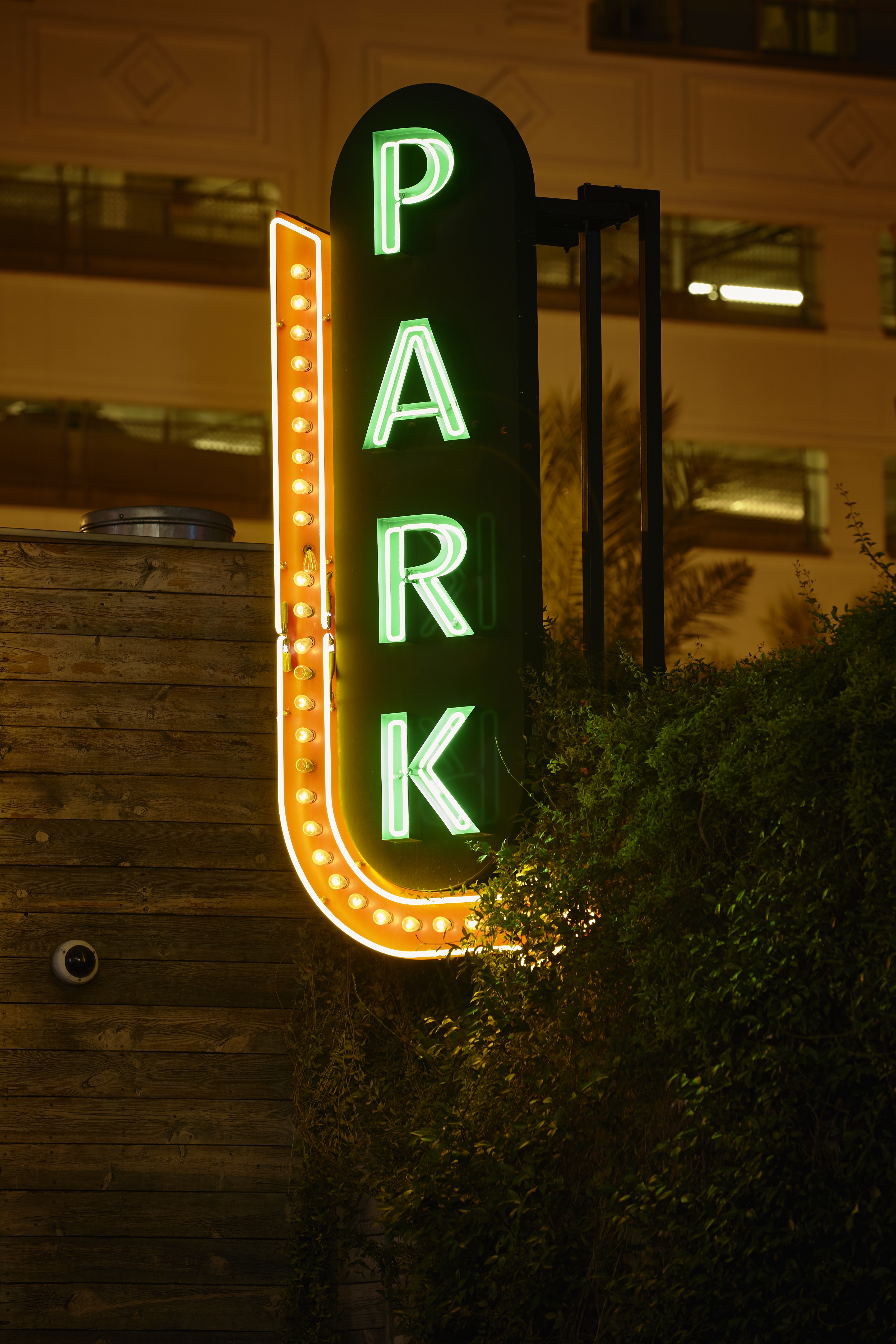 Photographs of Park on Fremont sign, Las Vegas (Nev.), June 28, 2017