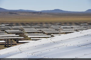 Crescent Dunes Solar, near Tonopah, Nevada: digital photograph