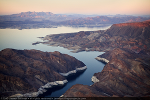 Photograph of Lake Mead, February 3, 2010
