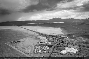 Photograph of Primm, Nevada with Ivanpah in the distance to the southwest, September 4, 2013