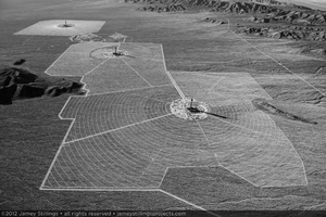 Photograph of Ivanpah Solar Units 3, 2, and 1 looking to the south, October 27, 2012