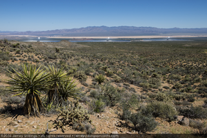 Photograph of overview of Ivanpah Solar, September 24, 2014