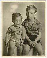 George Bedlam Jr. and Rex Bell Jr.: photographic print