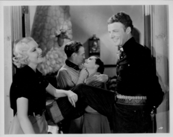 Rex Bell in movie still from unidentified movie: photographic print