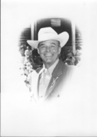 Photograph of Rex Bell (George Francis Beldam). Stamped on back: Gross Photo, Hotel Mapes, Reno, NV