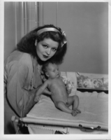 Photo of Clara Bow with Rex Anthony Bell, Jr (Toni Larbow Beldam) as an infant