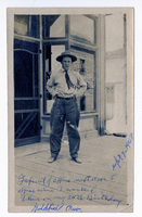 Photograph of C. A. Earle Rinker on his 24th birthday, Goldfield (Nev.), September 07, 1907