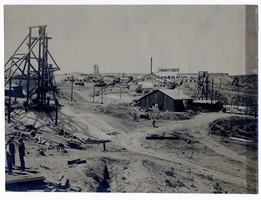 Photograph of Combination Mine buildings, Goldfield (Nev.), early 1900s