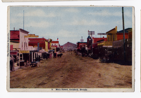 Postcard of Main Street, Goldfield (Nev.), 1900-1925