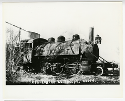 Photograph of the Tecopa Railroad Engine No. 1, Tecopa (Nev.), 1920
