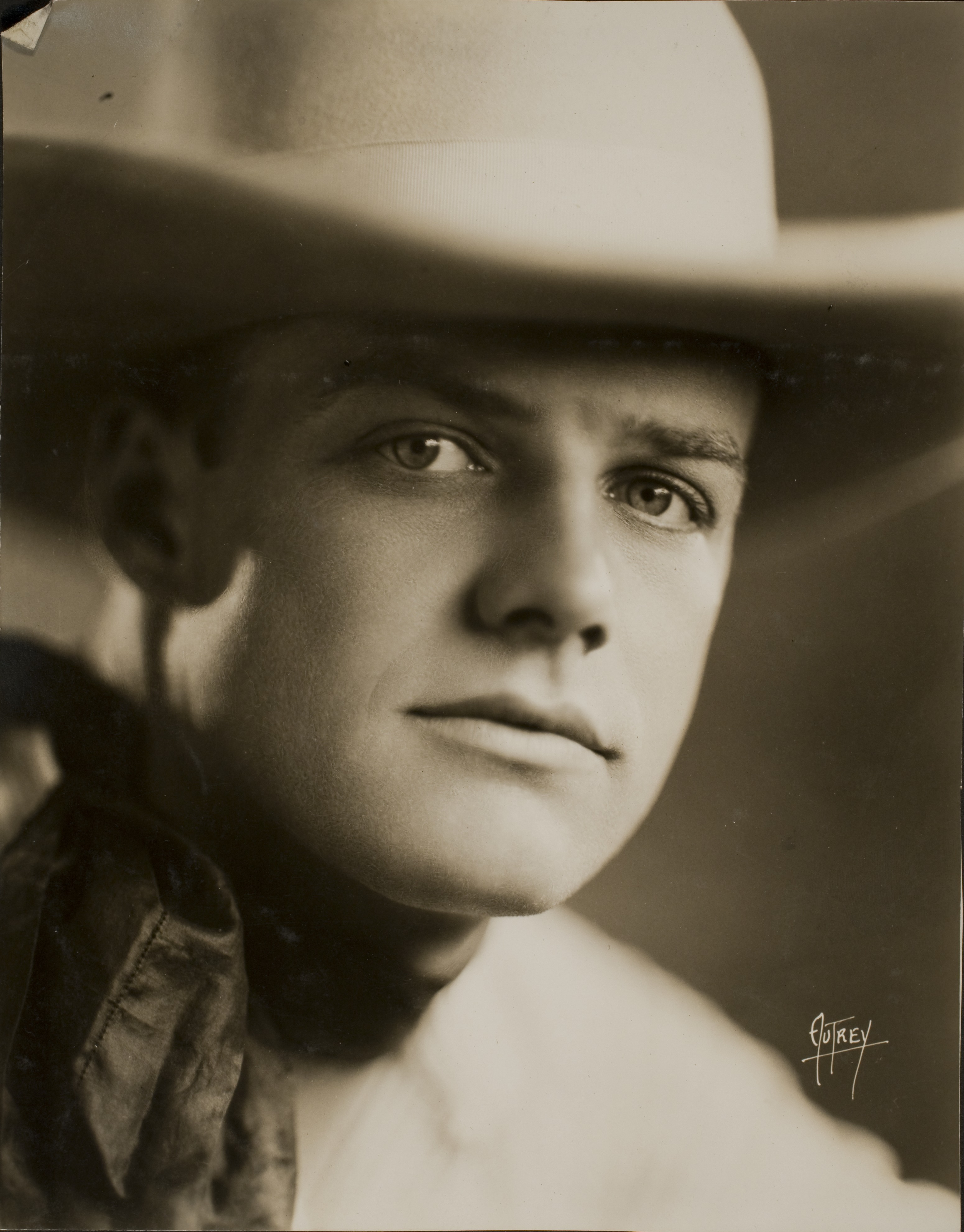 Portrait of Rex Bell (George Francis Beldam): photographic print