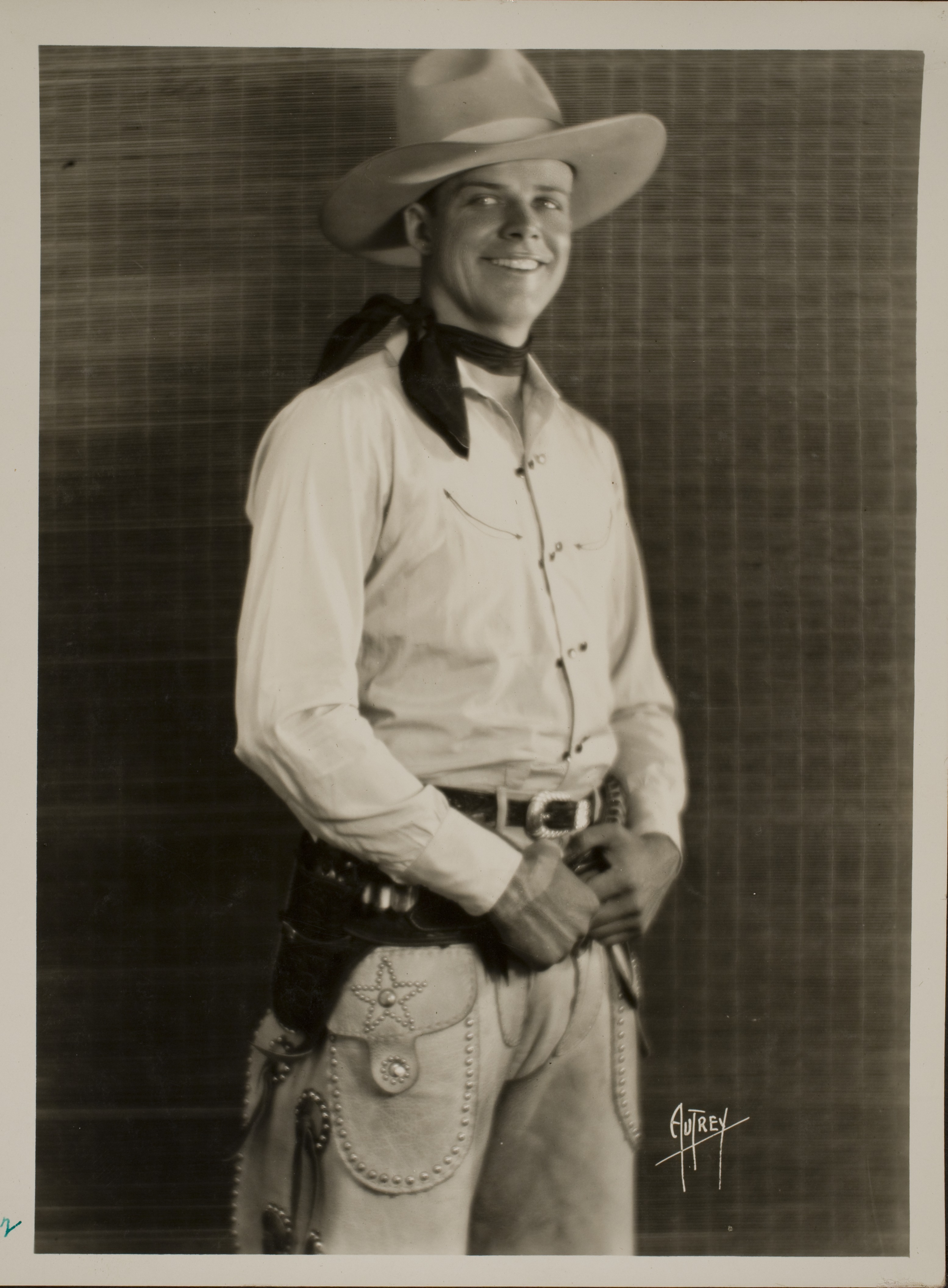 Rex Bell (George Francis Beldam) in a Cowboy Outfit: photographic print