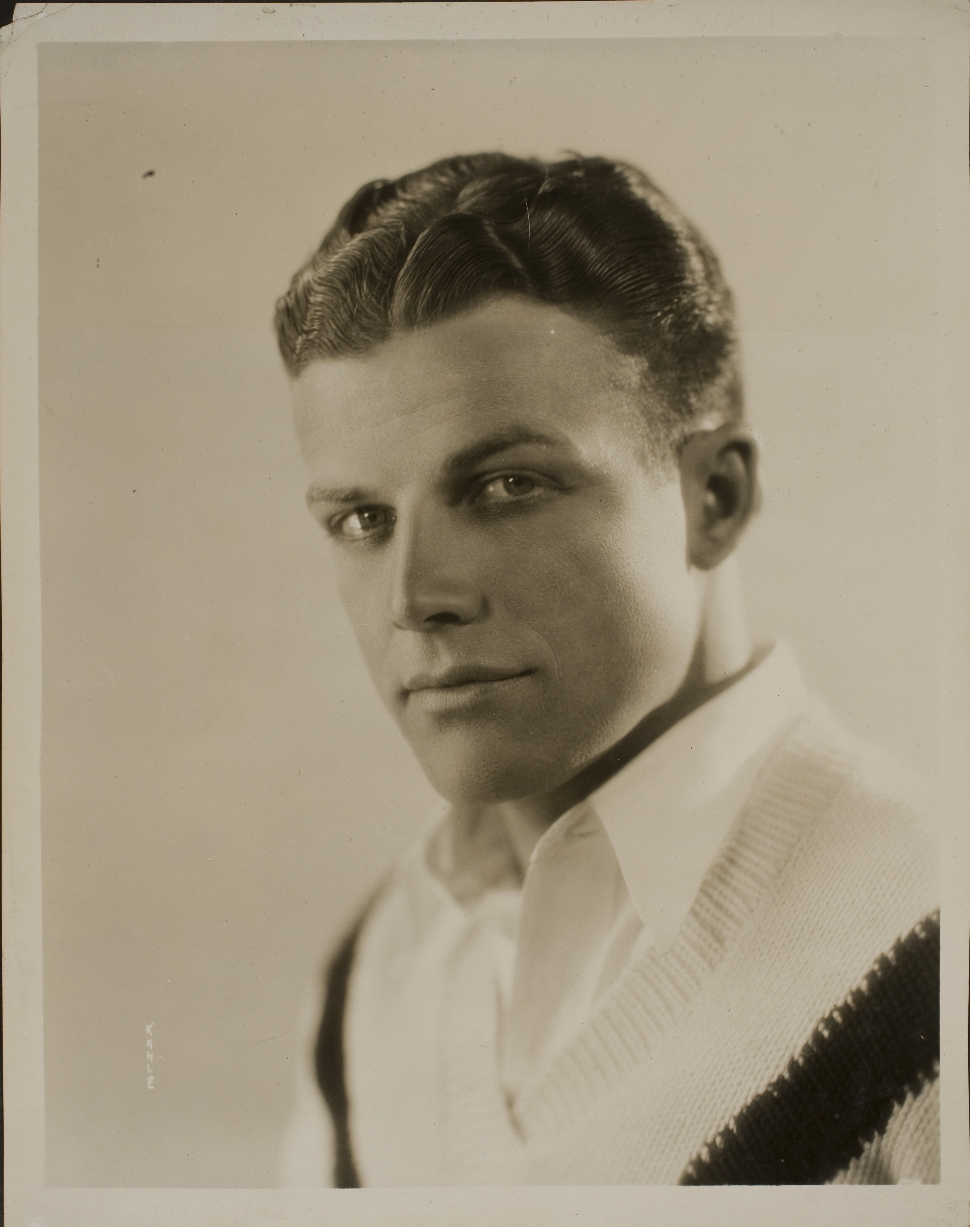 Portrait of Rex Bell (George Francis Beldam): photographic print
