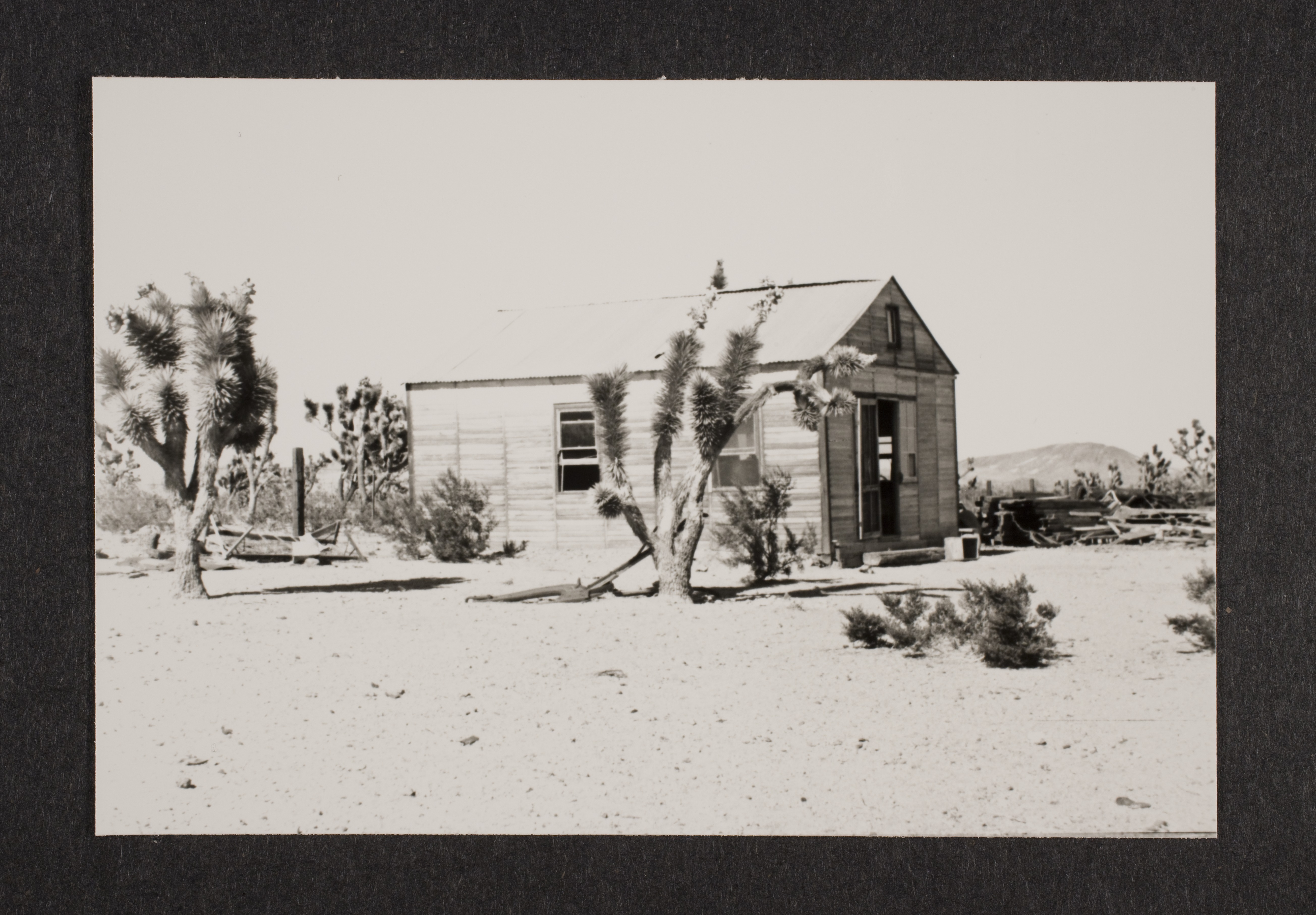 Unidentified building at Walking Box Ranch, Nevada: photographic print